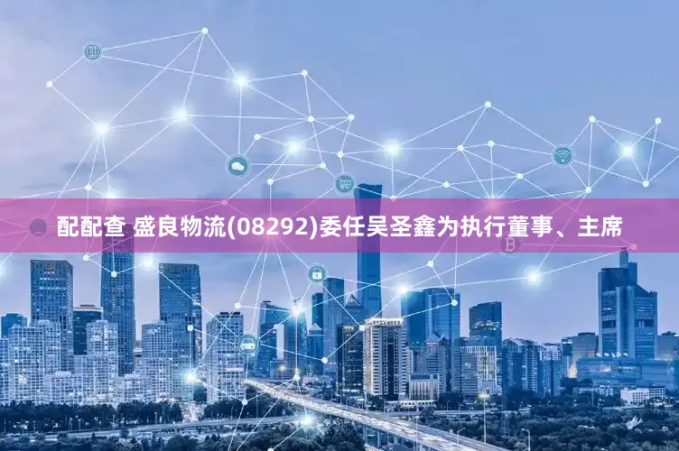 配配查 盛良物流(08292)委任吴圣鑫为执行董事、主席